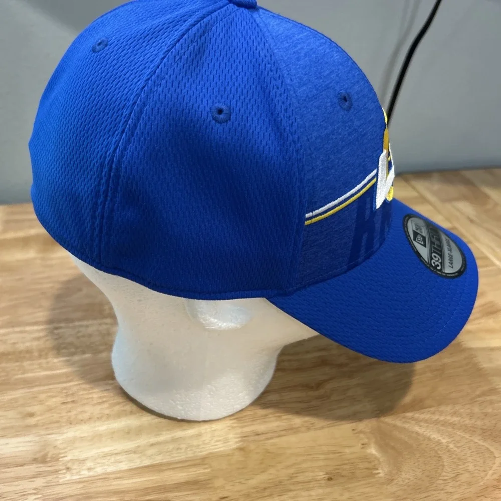 Los Angeles Rams New Era 2023 NFL Training Camp 39THIRTY Flex Hat Royal Large XL